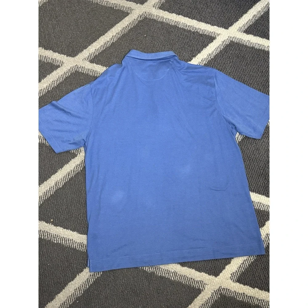 Peter Millar Polo Shirt Mens XL Blue Summer Comfort Perfect Pique Collection - Picture 6 of 7
